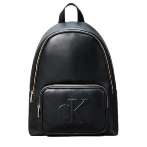 Zaino donna nero in ecopelle