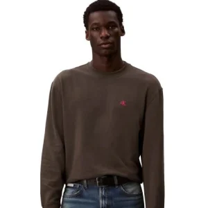 Felpa uomo verde militare in  misto cotone