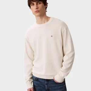 Maglia uomo beige in cotone