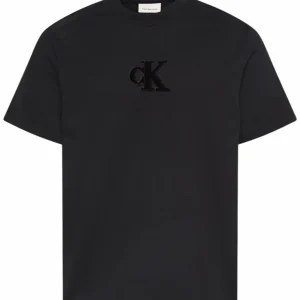 T-shirt uomo nera in cotone