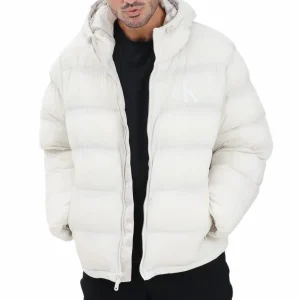 Giubbino uomo bianco in poliestere