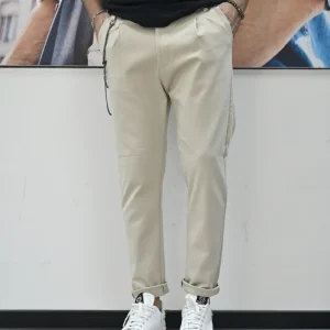 Pantalone crema catena