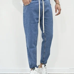Jeans jogger lav. medio