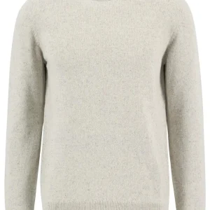 Maglia uomo avorio in lana d'agnello