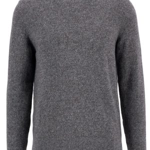 Maglia uomo grigio in lana d'agnello