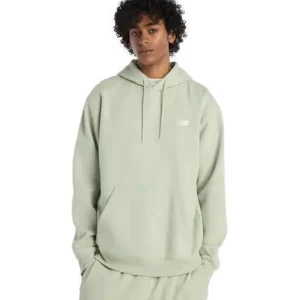 Felpa uomo verde chiaro in misto cotone