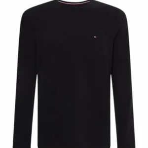 Maglia uomo nera in cotone biologico