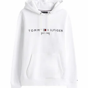 Felpa uomo bianca in cotone