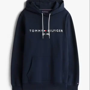 Felpa uomo blu in cotone