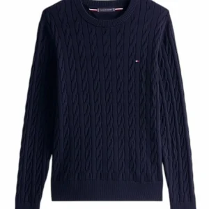 Pullover uomo blu navy uin cotone