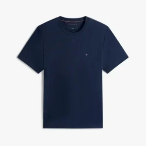 T-shirt uomo blu in cotone