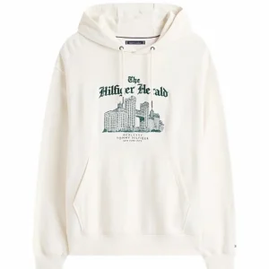 Felpa uomo avorio in cotone