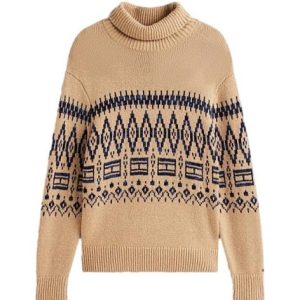 Pullover uomo cammello in misto lana