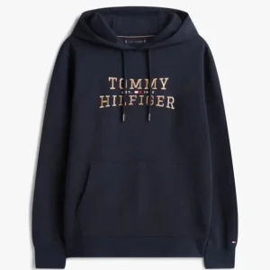 Felpa uomo blu in misto cotone