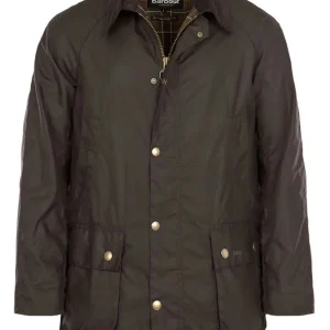 Giacca uomo verde oliva in cotone cerato