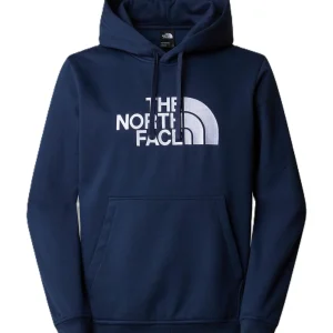 Felpa uomo blu in cotone