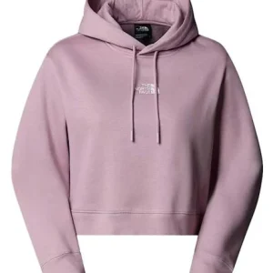 Felpa donna rosa in misto cotone