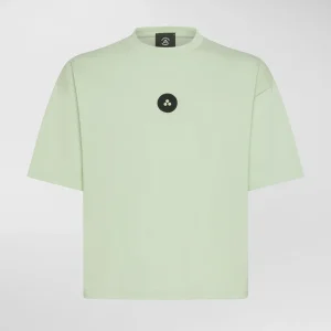 T-shirt uomo verde in cotone