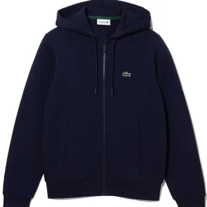 Felpa uomo blu in cotone