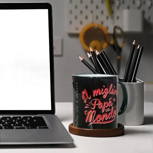 FESTA DEL PAPÀ - Tazza modello "SUPERMAN PAPA" - personalizzabile con nome