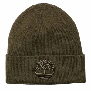 Cappello uomo verde militare in misto poliestere