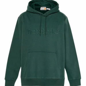 Felpa uomo verde in misto cotone