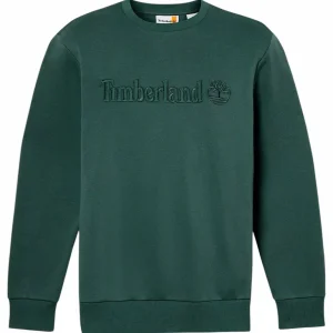 Felpa uomo verde in misto cotone