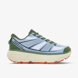 Scarpe uomo verde in mesh