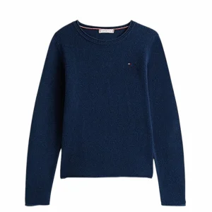 Maglia donna navy in lana