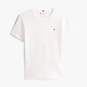 T-shirt donna ecrù in cotone