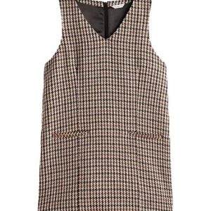 Abito donna a quadretti in pura lana