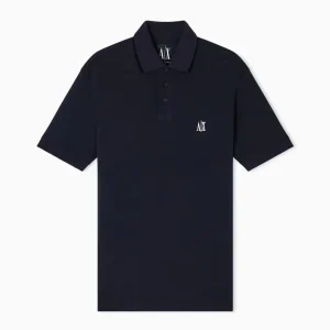 Polo uomo navy in cotone