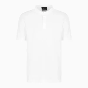 Polo uomo bianca in cotone