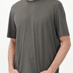 T-shirt uomo fango in cotone