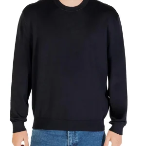 Maglia uomo blu in misto viscosa