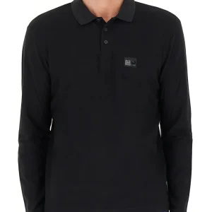 Maglia uomo nera in cotone