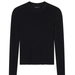 Maglia donna nera in misto viscosa