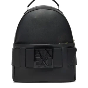 Zaino donna nero in ecopelle