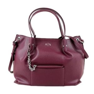 Borsa donna bordeaux in ecopelle
