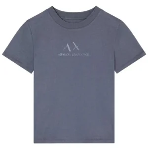 T-shirt donna grigio in cotone