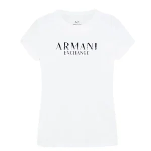 T-shirt donna bianca in cotone