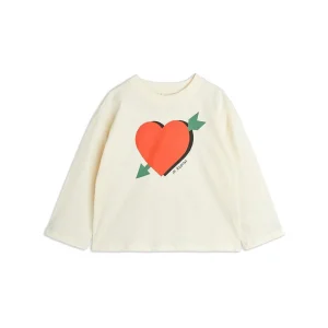 Arrowed heart long sleeve T-shirt