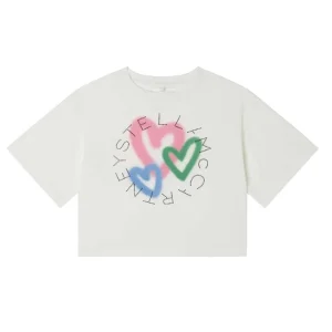 T-shirt cropped a manica corta