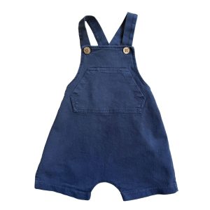 Salopette in denim Navy
