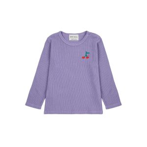 Cherry long sleeve tight T-shirt