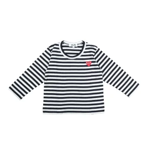 T-shirt a manica lunga con applicazione