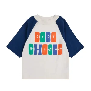 Multicolor Bobo Choses ranglan T-shirt
