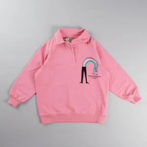 Weekend House Kids - Rainbow Polo Sweatshirt