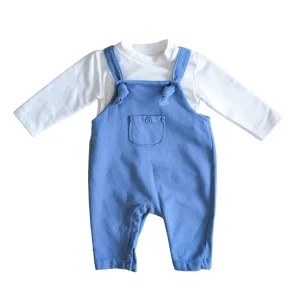 Set salopette con T-shirt