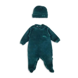 Bon Bon - Set tutina e cappello in ciniglia